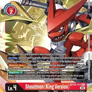 Shoutmon (king Version) BT10-111