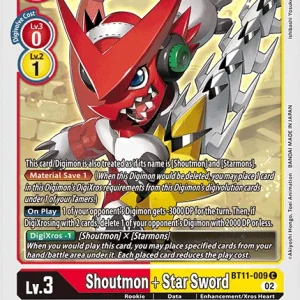 Shoutmon + Star Sword BT11-009