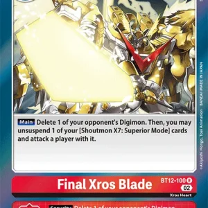 Final Xros Blade BT12-100