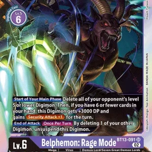 Belphemon: Rage Mode BT13-091