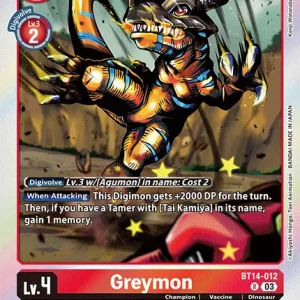 Greymon BT14-012
