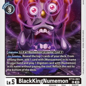 Blackkingnumemon BT14-063