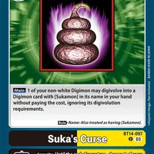 Suka's Curse BT14-097