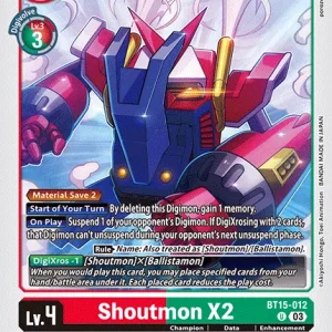 Shoutmon X2 BT15-012