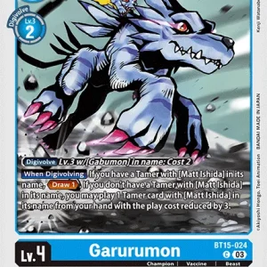 Garurumon BT15-024
