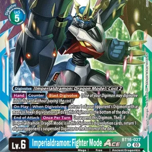 Imperialdramon: Fighter Mode BT16-027