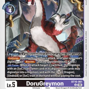 Dorugreymon BT16-061