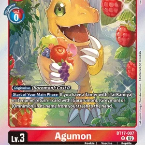 Agumon BT17-007