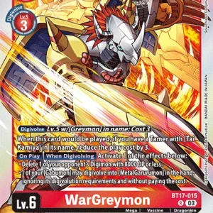 Wargreymon BT17-015