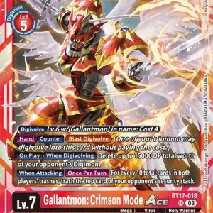 Gallantmon: Crimson Mode BT17-018