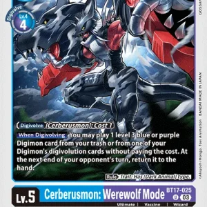 Cerberusmon: Werewolf Mode BT17-025