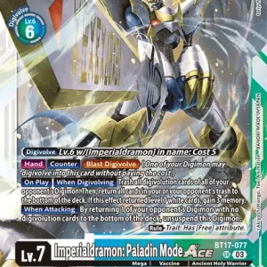 Imperialdramon: Paladin Mode BT17-077