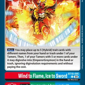 Wind To Flame, Ice To Sword BT18-095