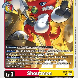 Shoutmon BT19-008