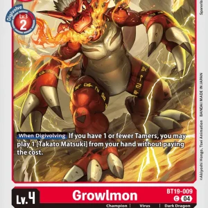 Growlmon BT19-009