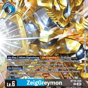 Zeiggreymon BT19-026