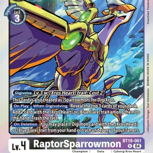 Raptorsparrowmon BT19-061