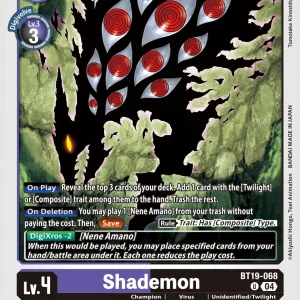 Shademon BT19-068