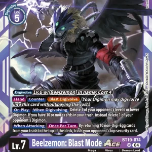 Beelzemon: Blast Mode BT19-074