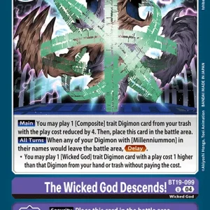 The Wicked God Descends! BT19-099