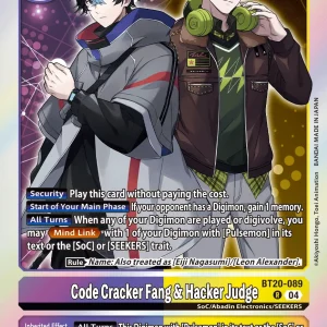 Code Cracker Fang & Hacker Judge BT20-089