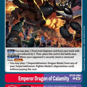 Emperor Dragon Of Calamity BT20-094