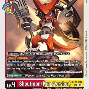 Shoutmon (king Version) BT21-016