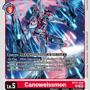 Canoweissmon BT21-022