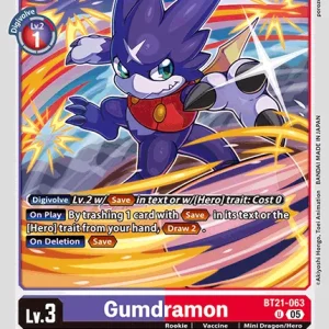 Gumdramon BT21-063