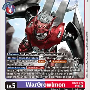 Wargrowlmon BT21-076