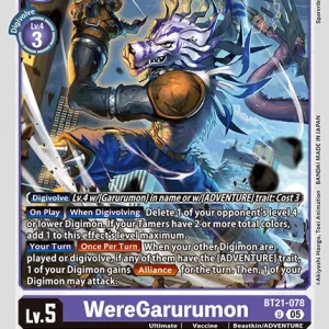 Weregarurumon BT21-078