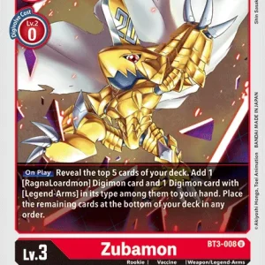 Zubamon BT3-008