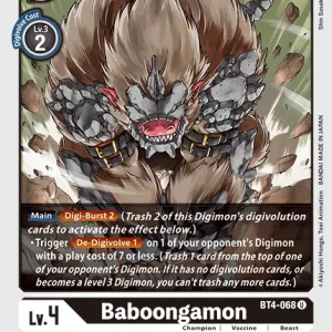Baboongamon BT4-068