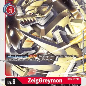 Zeiggreymon BT5-017