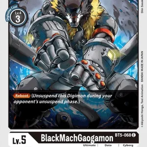 Blackmachgaogamon BT5-068