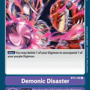 Demonic Disaster BT5-106