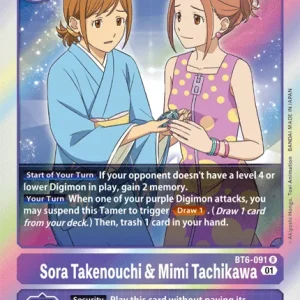 Sora Takenouchi & Mimi Tachikawa BT6-091