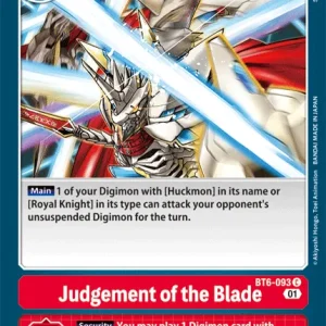 Judgement Of The Blade BT6-093
