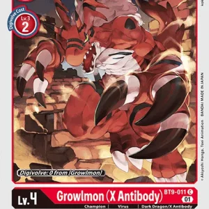 Growlmon (x Antibody) BT9-011