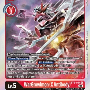 Wargrowlmon (x Antibody) BT9-014
