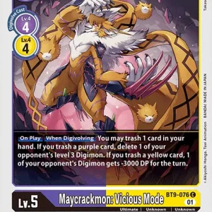 Maycrackmon: Vicious Mode BT9-076
