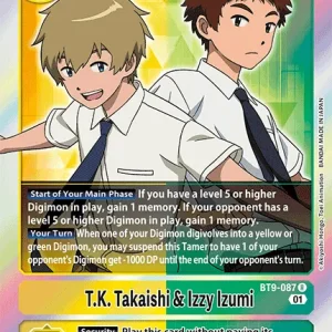 T.k. Takaishi & Izzy Izumi BT9-087