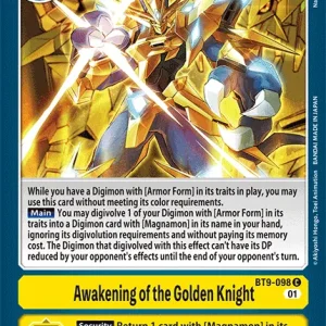 Awakening Of The Golden Knight BT9-098