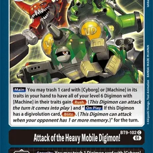 Attack Of The Heavy Mobile Digimon! BT9-102