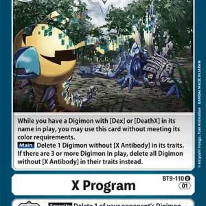 X Program BT9-110