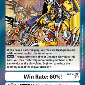 Win Rate: 60%! EX1-071