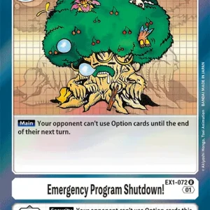 Emergency Program Shutdown! EX1-072