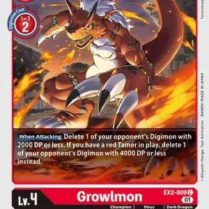 Growlmon EX2-009
