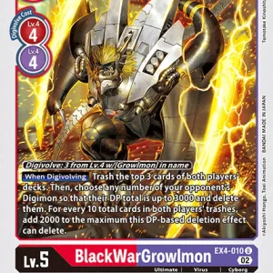 Blackwargrowlmon EX4-010