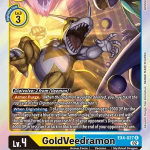 Goldveedramon EX4-027